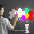 6 Pcs RGB Led Honeycomb Hexagon Light